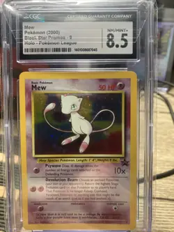 Pokemon Mew TCG Black Star Promos Card 9 Holo Promo - Image 1