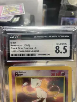 Pokemon Mew TCG Black Star Promos Card 9 Holo Promo - Image 2