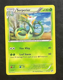 Pokemon Serperior Holo - Black & White Base - 5/114 - Image 1