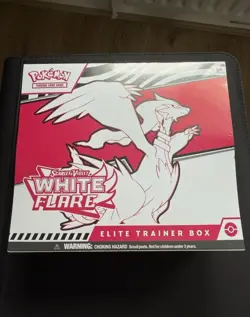 Pokemon TCG White Flare ETB Elite Trainer Box sealed in hand ✅ - Image 1