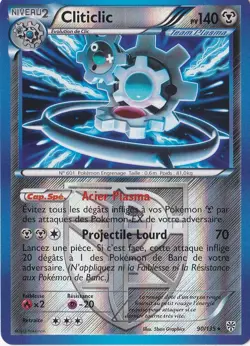 Cliticlic Reverse -N&B:Tempete Plasma-90/135-Carte Pokemon France - Image 1