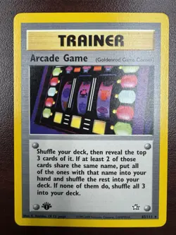 Pokemon Arcade Game Neo Genesis 83/111 1st Edition Rare WotC Vintage NM- - Image 1