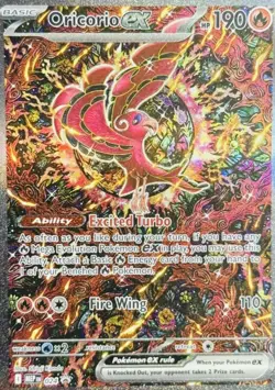 Pokemon Phantasmal Flames Oricorio EX MEP EN 024 ENG BLACK STAR PROMO - Image 1