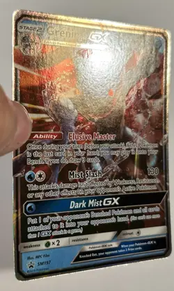 Pokemon TCG Greninja GX SM Black Star Promo SM197 Promo VLP - Image 2