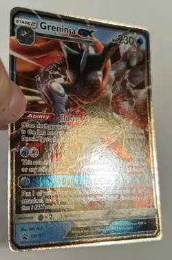 Pokemon TCG Greninja GX SM Black Star Promo SM197 Promo VLP - Image 3
