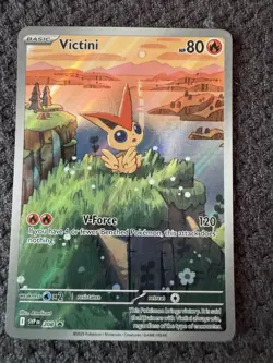 Pokemon Victini 208 Black Star Promo SV11: Black Bolt & White Flare MINT/NM - Image 1