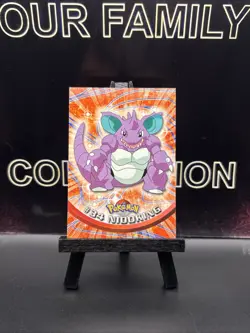 Nidoking #34 Topps TV Animation Series 1 Blue Label 1999 Pokemon TCG - Image 1