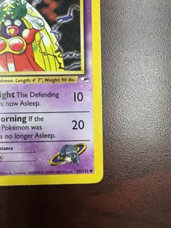 Pokemon Gym Heroes 1st Edition Sabrina’s Jynx 59/132 MP - Image 5