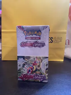 Pokemon TCG Scarlet & Violet Base Set Half Booster Box 18 Packs NEW & SEALED - Image 1
