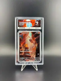 Charmander - Graded ACE 9 - Japanese 151 - Pokemon TCG - 168/165 AR - Image 1