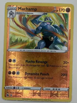Pokemon - MACHAMP 026/073 - Reverse Holo Rare - Champions Path - NM/M - Image 1