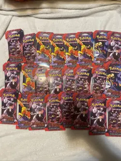 Pokemon Destined Rivals Sleeved Booster Pack SV10 [ LOT OF 24] Sealed New - Image 1