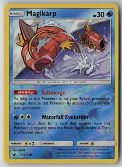 Magikarp 17/111 Pokemon Crimson Invasion Reverse Holo Common Near Mint (NM) 1 - Image 1