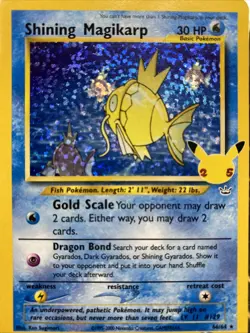 Pokemon TCG Celebrations Classic Collection Shining Magikarp Holo Card 66/64 - Image 1