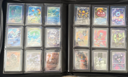 Pokemon Japanese Scarlet Violet 100% AR Master Set - 405x Top Loaded with Binder - Image 1