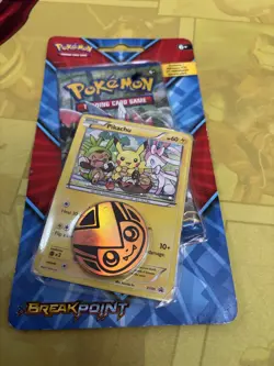 Pokemon XY Breakpoint Blister Pack With PIKACHU XY95 Promo - Factory Sealed - Image 1