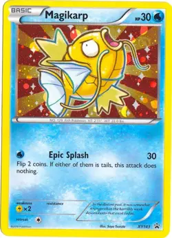 NM-Mint, English Pokemon Holo Magikarp - XY143 - Shiny Mega Gyarados Box Promo X - Image 1