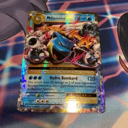 Pokemon XY Evolutions Mega Blastoise EX 22/108 Card - NM 2016 - Image 1