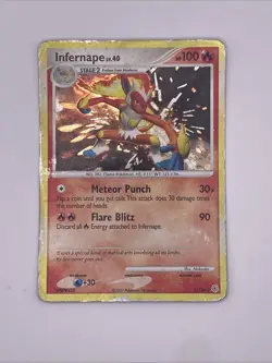 Infernape Diamond and Pearl Holo Rare 5/130 Pokemon Card - Image 1