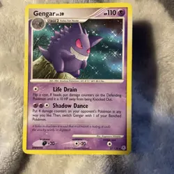 Pokemon TCG - Gengar 27/130 Diamond & Pearl Non-Holo Rare Card - Image 1
