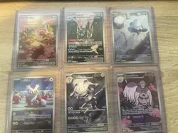 Pokemon Mega Evolution Full Art Card Lot of 6 - Image 1