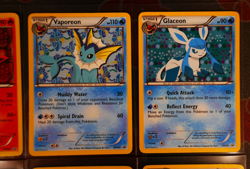 MP/HP Pokemon 8-Card EEVEELUTION Holo SYLVEON COLLECTION Black Star PROMO Set - Image 3