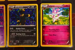 MP/HP Pokemon 8-Card EEVEELUTION Holo SYLVEON COLLECTION Black Star PROMO Set - Image 5