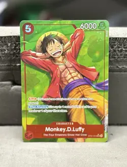 One Piece Card Game Monkey.D.Luffy ST21-014 Super Rare Parallel English Edition - Image 1