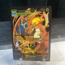 Charizard Solar Form Vmax Black And Red Foil Fan Art Card Hp795??????Solar Blast - Image 1