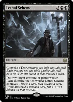 Lethal Scheme [The Lost Caverns of Ixalan Commander] Magic MTG - Image 1