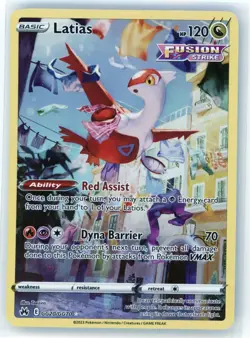 2023 Pokemon SWSH Crown Zenith Latias Galarian Gallery #GG20/GG70 - Image 1