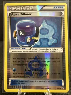 Aqua Diffuser 23/34 Reverse Holo Double Crisis Pokemon TCG LP - Image 1