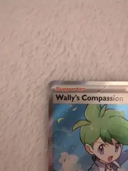 Pokemon TCG Wally's Compassion 176/132 Mega Evolution- Full Art Trainer-NM - Image 2
