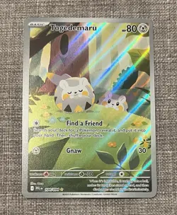Togedemaru 104/094 Illustration Rare - Pokemon Phantasmal Flames NM - IN HAND! - Image 1