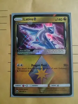 2018 Pokemon Sun & Moon - Celestial Storm Latios Prism Star #108/168 Holo - Image 1