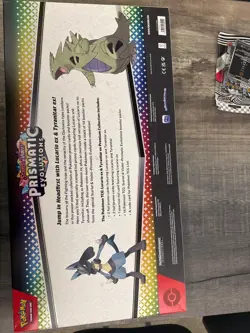 Pokemon TCG Prismatic Evolutions Lucario Ex + Tyranitar Ex Premium Collection - Image 2