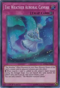Yugioh! LP The Weather Auroral Canvas - SPWA-EN041 - Super Rare - 1st Edition Li - Image 1