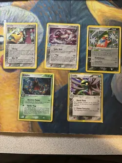 Pokemon Card Collection Lot-EX Era Holo Rare Lot-Pokemon TCG Vintage Holo x5 LP - Image 1