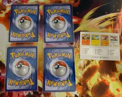Pokemon (Lot of 4) General Mills Holo Cards Pikachu Charmander Cubone Eevee set - Image 2