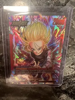 Android 18 FB06-001 Leader Alternate Art Dragon Ball Card Rivals Clash - Image 1
