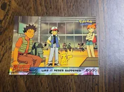 LIKE IT NEVER HAPPENED #40 Topps Pokemon Card Mewtwo Strikes Back - Image 1
