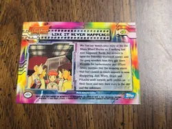 LIKE IT NEVER HAPPENED #40 Topps Pokemon Card Mewtwo Strikes Back - Image 2