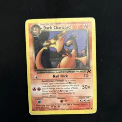 Pokemon Dark Charizard 21/82 Non-Holo Card Team Rockets Series MP - Image 1