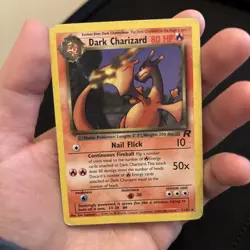 Pokemon Dark Charizard 21/82 Non-Holo Card Team Rockets Series MP - Image 2