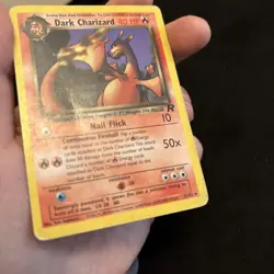 Pokemon Dark Charizard 21/82 Non-Holo Card Team Rockets Series MP - Image 4