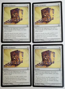 ×4 Geth's Grimiore VLP/LP - Darksteel - MTG - Magic The Gathering Cards - Image 1