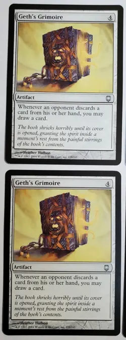 ×4 Geth's Grimiore VLP/LP - Darksteel - MTG - Magic The Gathering Cards - Image 2