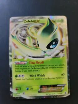 Celebi EX 9/149 Boundaries Crossed Holo Rare Pokemon Card Near Mint - Image 1