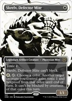 Skrelv, Defector Mite (Showcase) -Foil Near Mint MTG Phyrexia: All Will Be One - Image 1