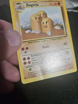 Dugtrio - 19/102 - Pokemon Base Set Unlimited Rare Card WOTC HP - Image 3